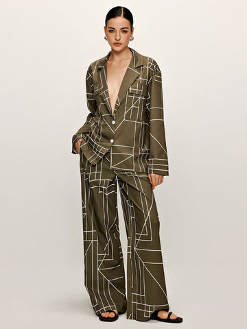 Johannes | Lässiges bedrucktes Revershemd