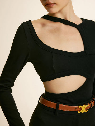 Max | Cutout Piping T-Shirt