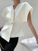 Clara | Elegante V-Ausschnitt Bluse