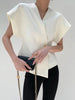 Clara | Elegante V-Ausschnitt Bluse