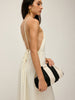 Clara | Zweifarbige Streifen Clutch Tasche