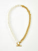 Luisa | Chunky Ketten-Lariatschmuck mit Perlen