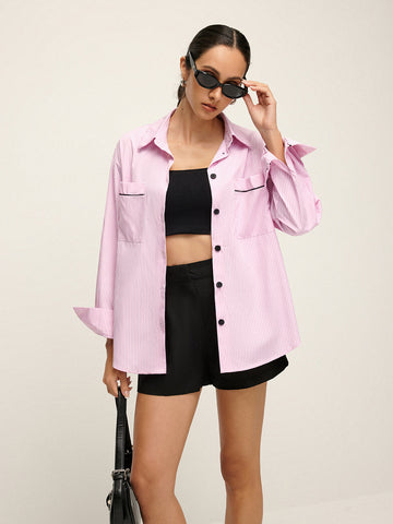 Lukas | Kontrastreiches Nadelstreifen-Hemd