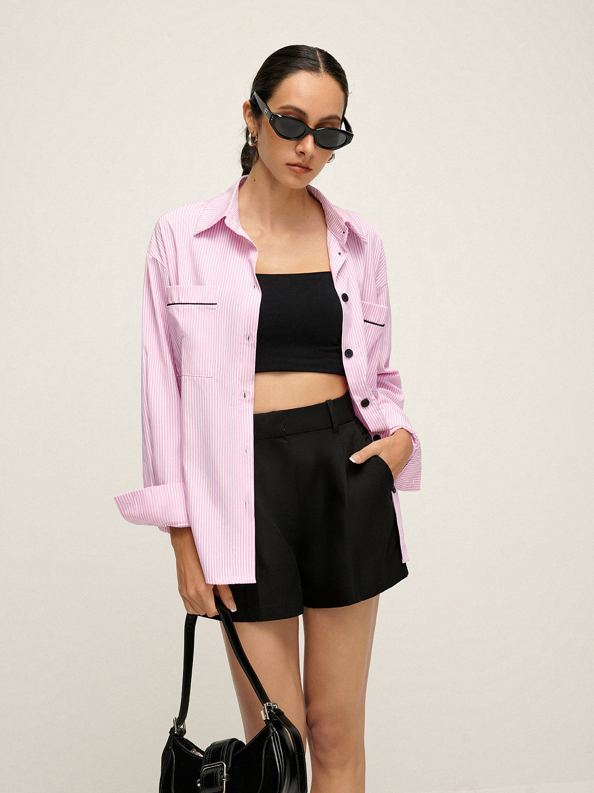 Lukas | Kontrastreiches Nadelstreifen-Hemd