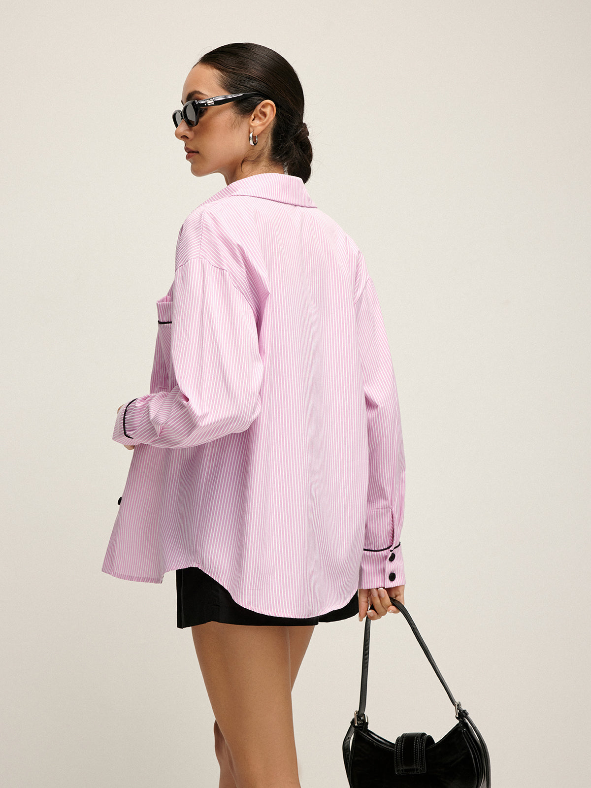 Lukas | Kontrastreiches Nadelstreifen-Hemd