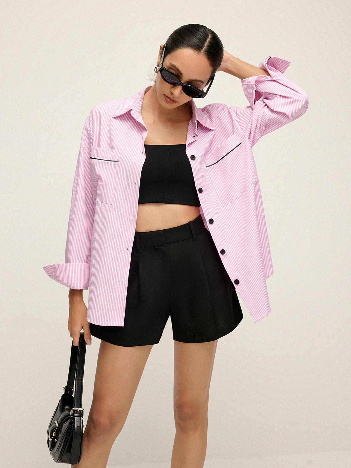 Lukas | Kontrastreiches Nadelstreifen-Hemd