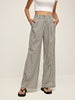 Anna | Elegante Hochbund Hose mit Streifenoptik