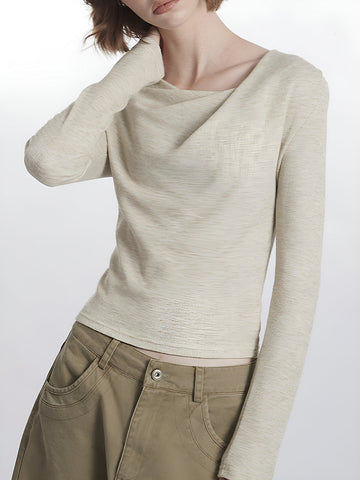 Lisa | Elegantes plissiertes Stricktop