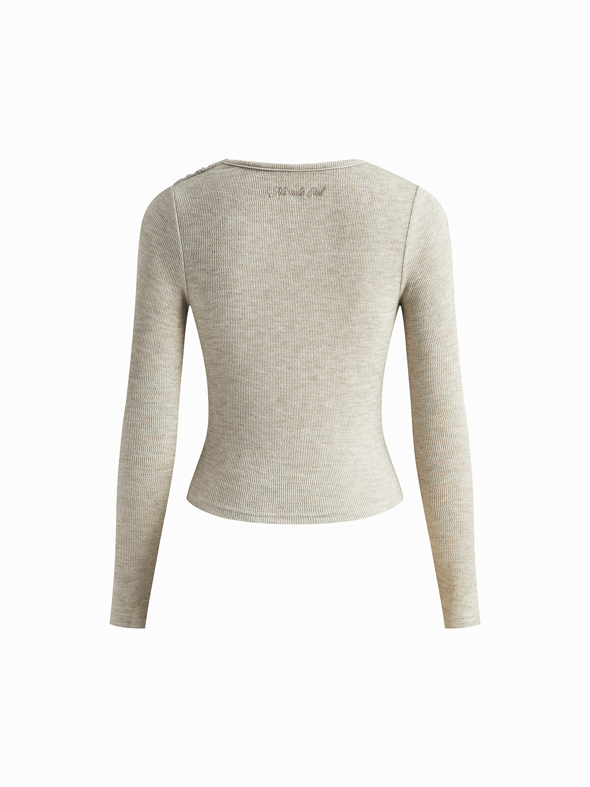 Lisa | Elegantes plissiertes Stricktop