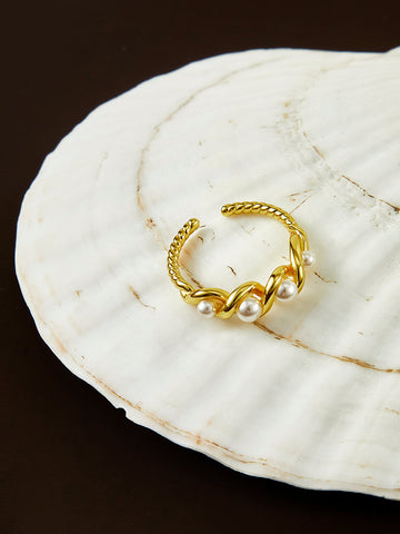 Emilia | Eleganter Perlenschmuck-Ring