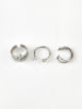 Clara | 3-teiliges Offenes Hoop-Ringe Set
