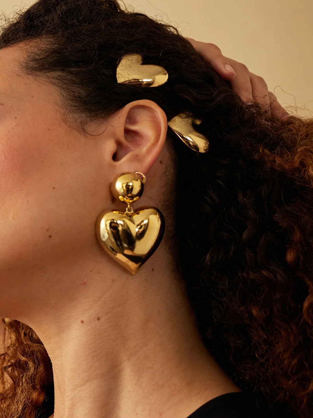 Amelie | Elegante Haarklammer mit Herzmotiv