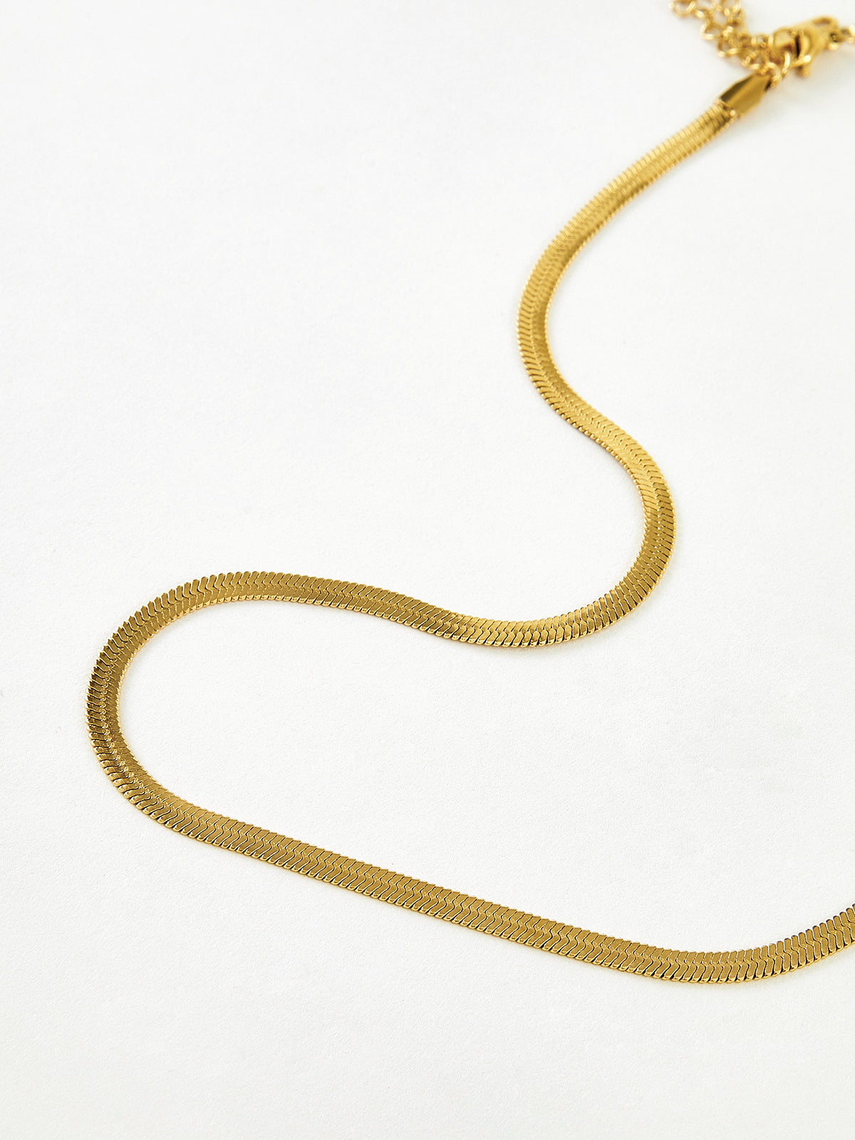 Leonardo | Minimalistische Snake Chain Halskette