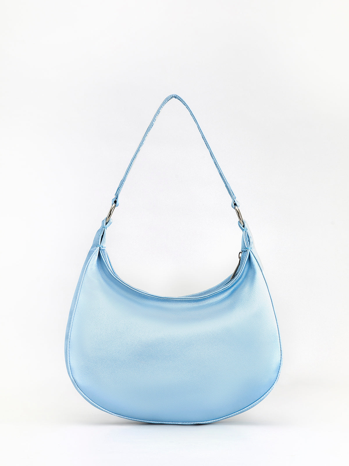Clara | 3D Blumen Reißverschluss Halbmond Tasche