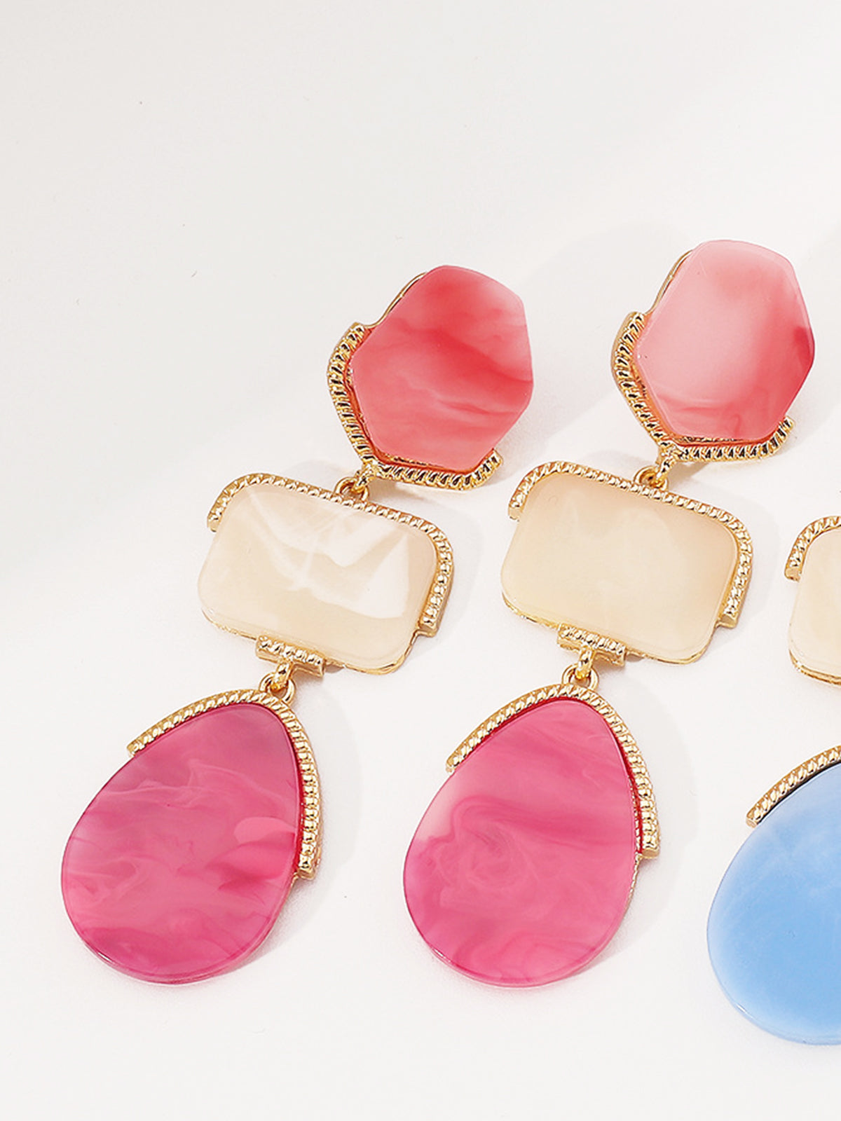 Emilia | Boheme Geometrische Tropf Ohrringe