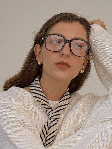 Laura | Glänzende Ball-Ohrringe