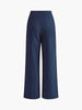 Emilia | Elegante Nadelstreifen-Faltenhose mit weitem Bein