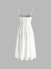 Luisa | Elegantes Midi-Kleid mit Rüschensaum