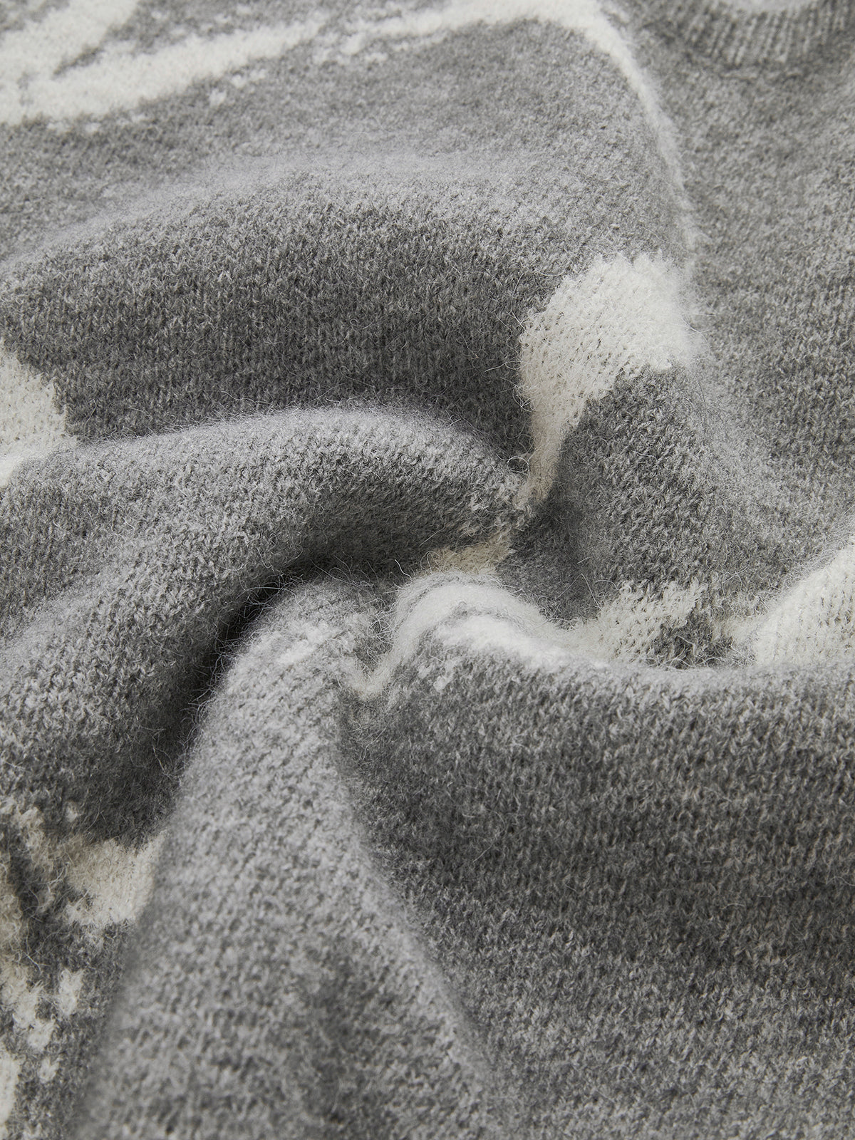 Lässiger Akzent | Bedruckter Schleife Lose Pullover