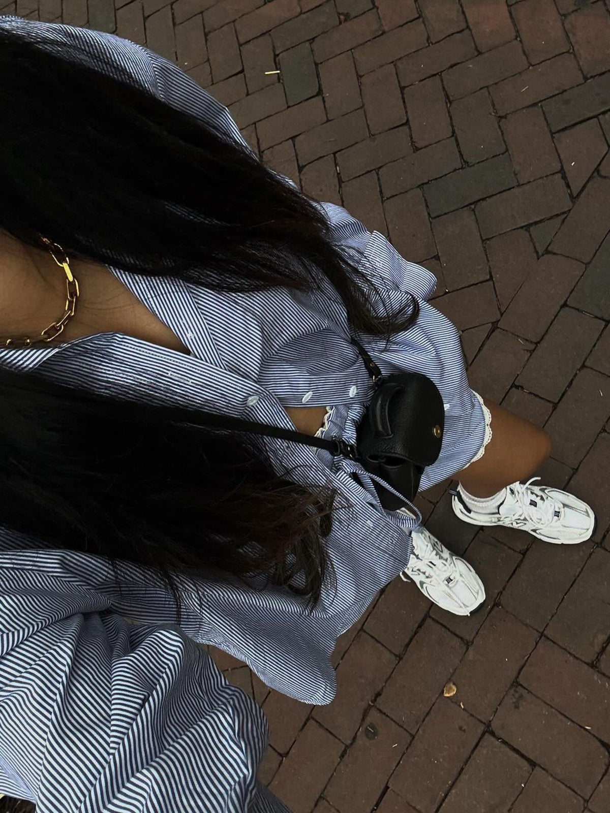 Max | Gestreiftes Langarm-Shorts Set