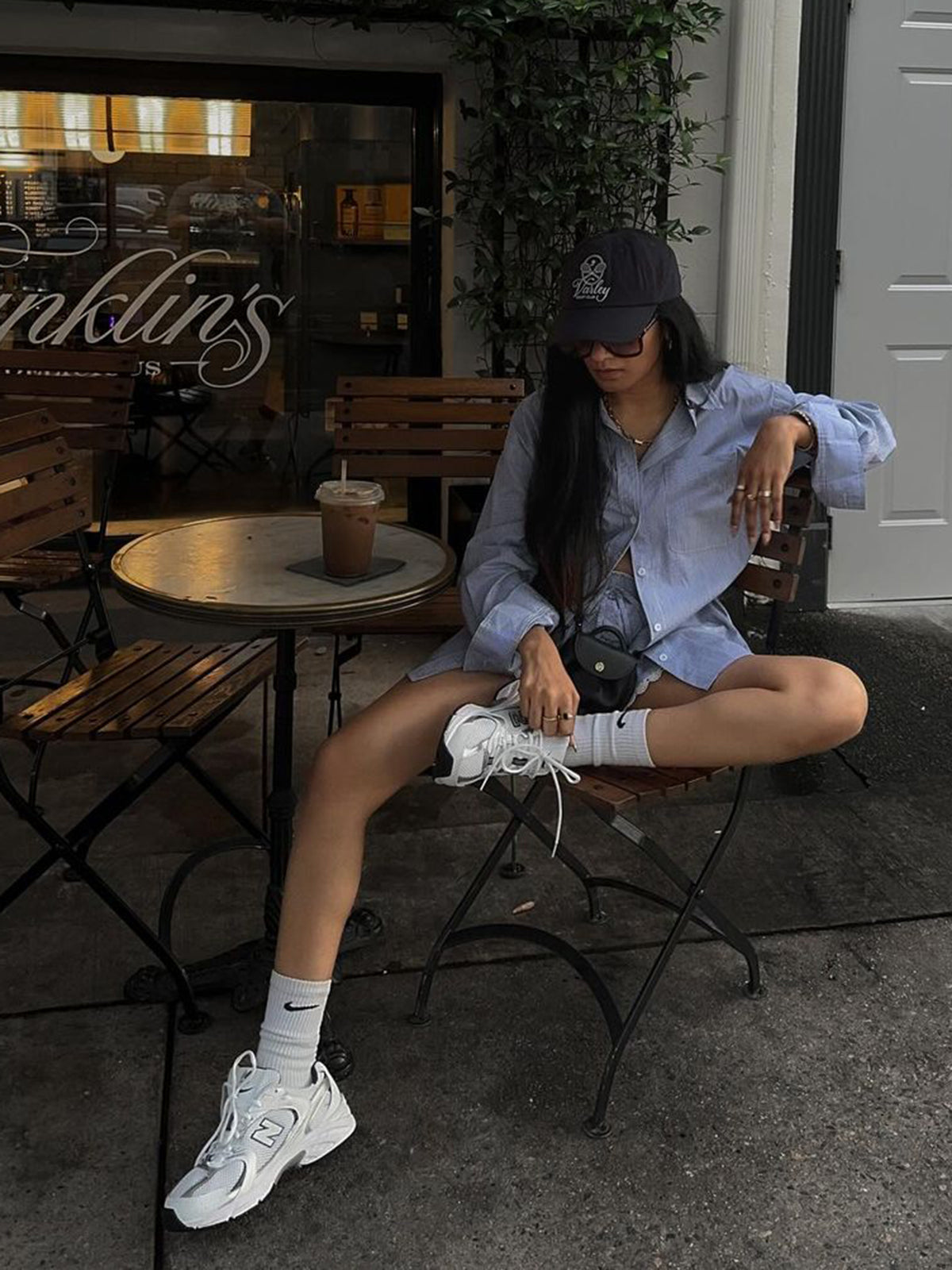 Max | Gestreiftes Langarm-Shorts Set