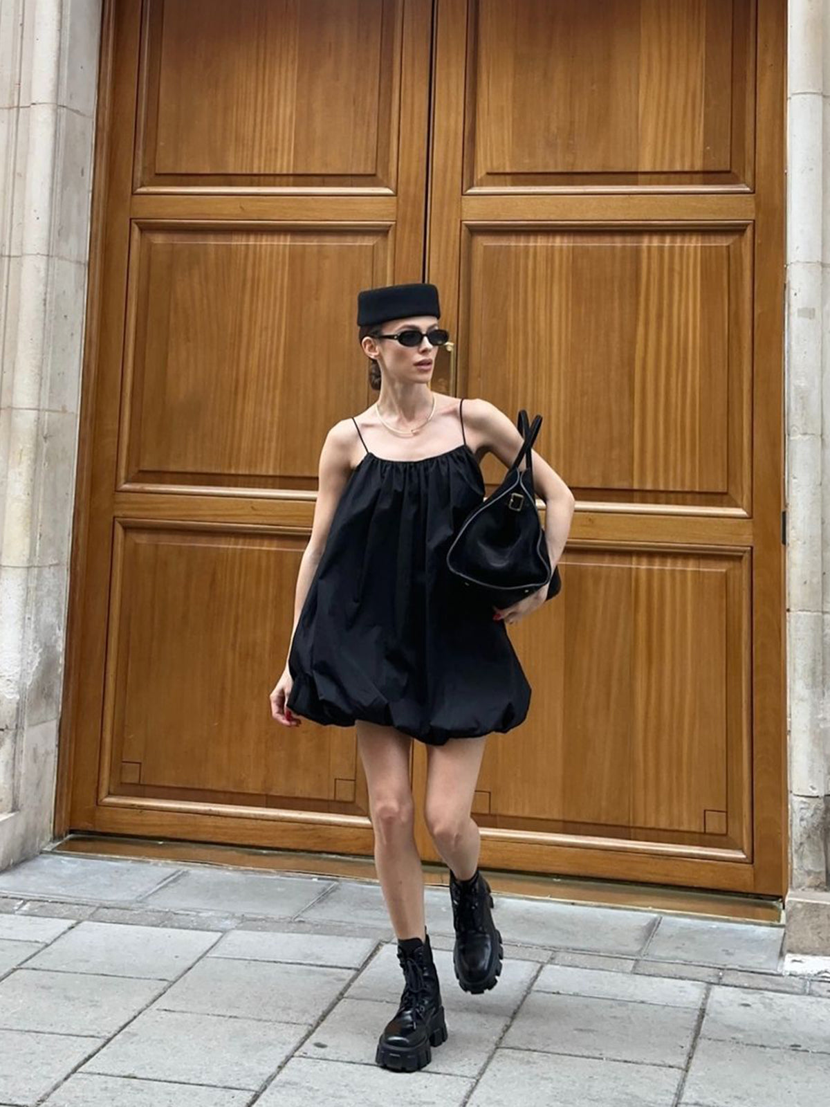 Clara | Elegantes Ballon-Cami-Kleid