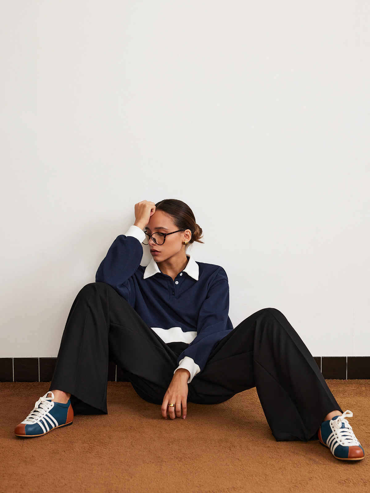 Clara | Schlichte weite Hose mit Zugband