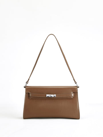 Stilbewusste Begleiterin | Flap Soft-Buckle Tote Bag