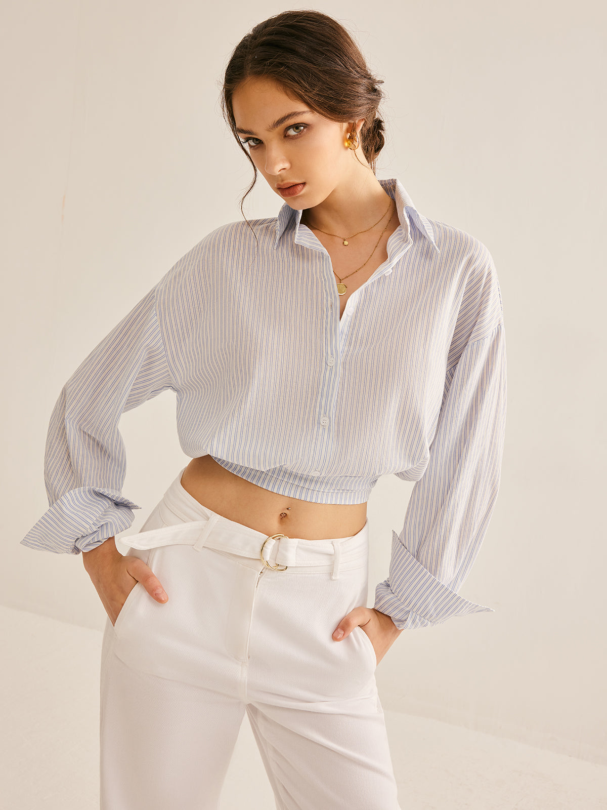 Max | Polo-Shirt mit feinen Streifen