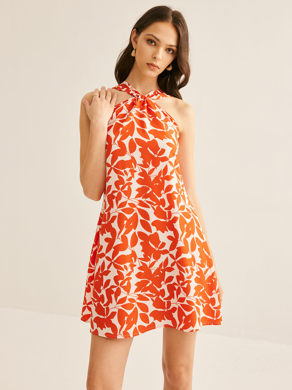 Elisa | Bedrucktes Trägerkleid