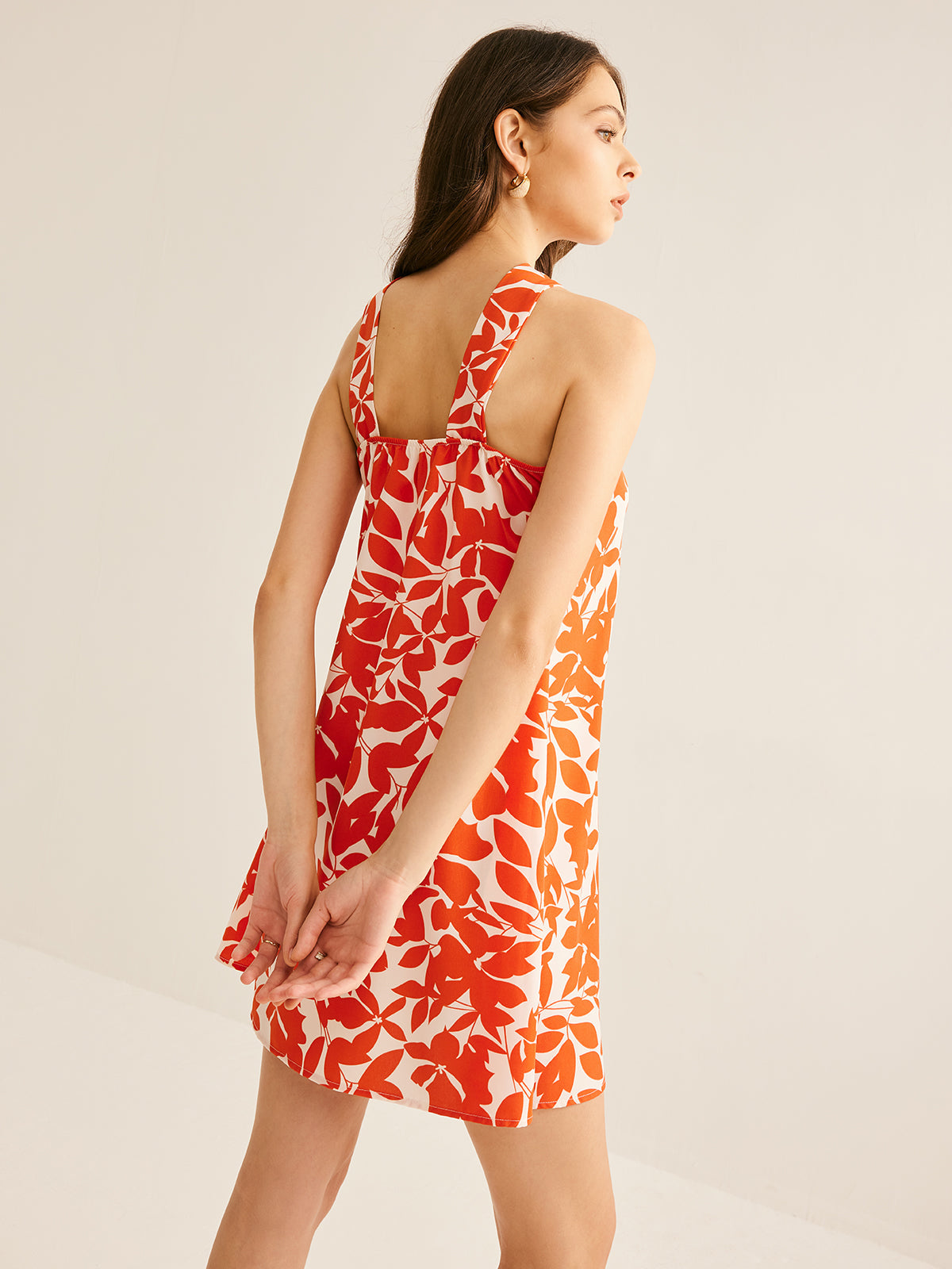 Elisa | Bedrucktes Trägerkleid