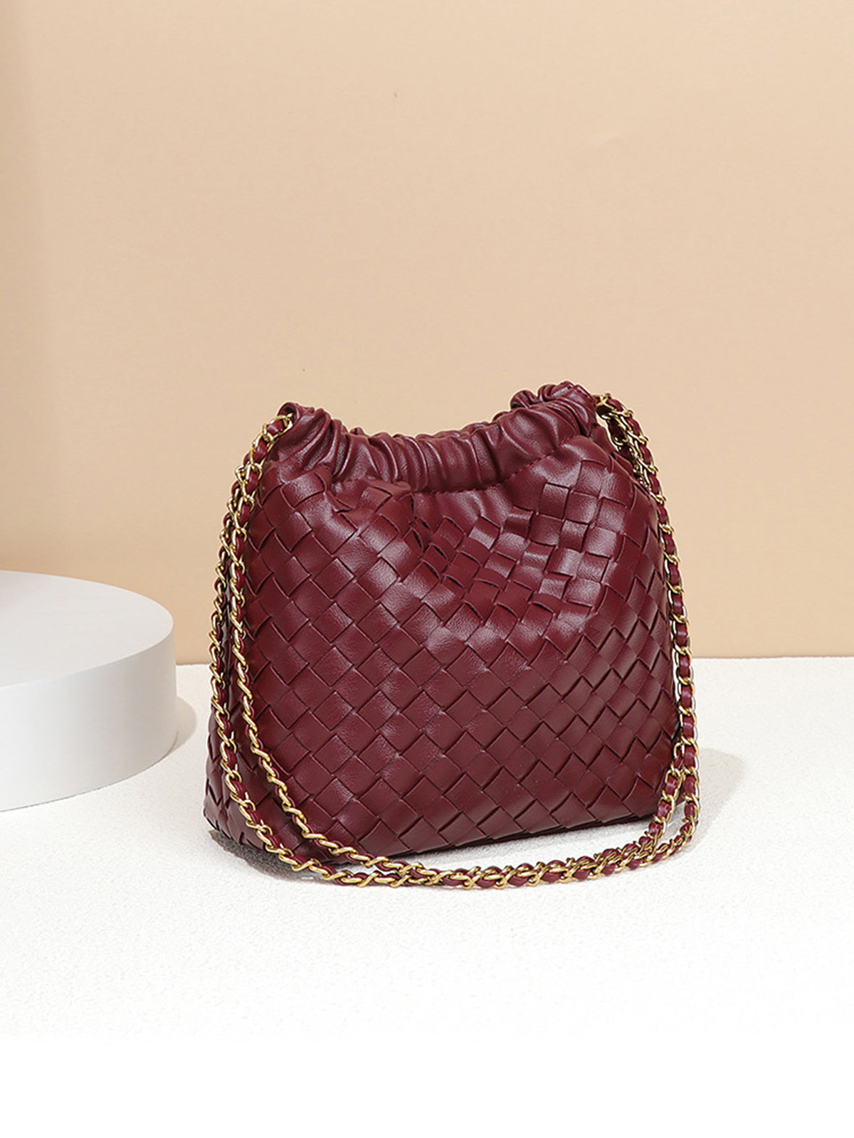 Anna | Woven Top-Handle & Schultertasche