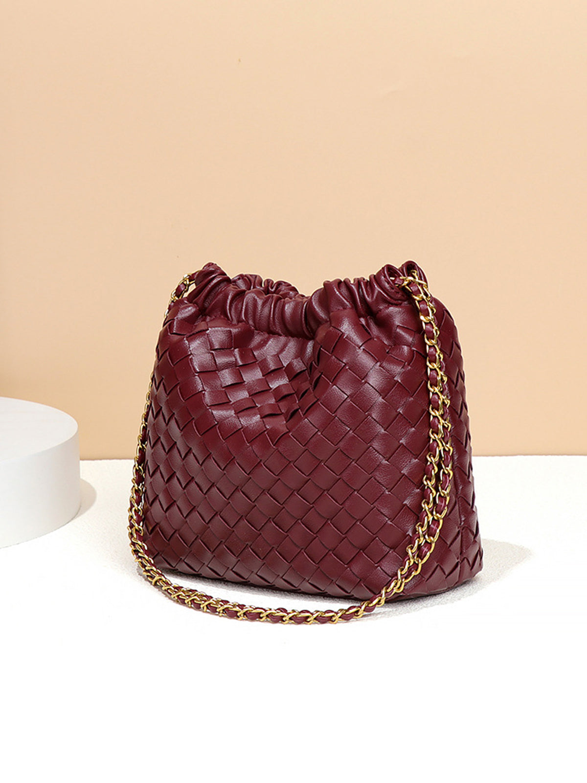 Anna | Woven Top-Handle & Schultertasche