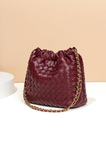 Anna | Woven Top-Handle & Schultertasche