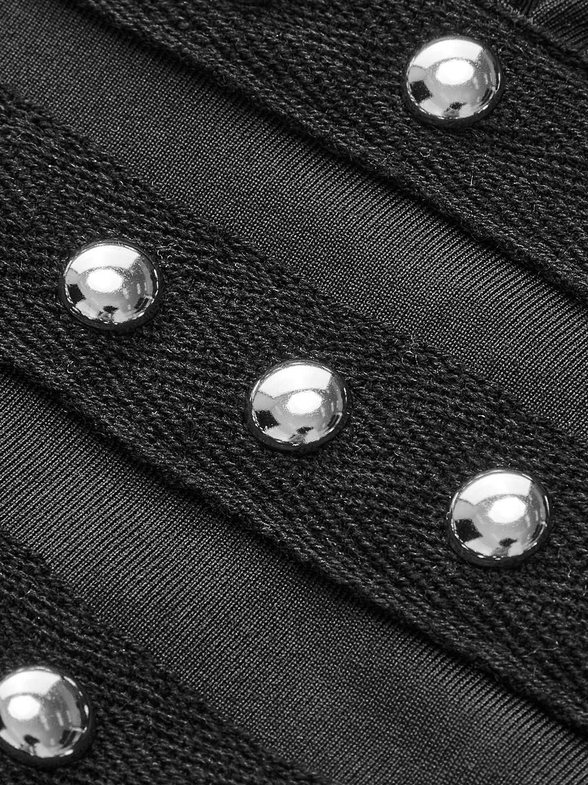 Clara | Rüschentop mit Nietenakzenten