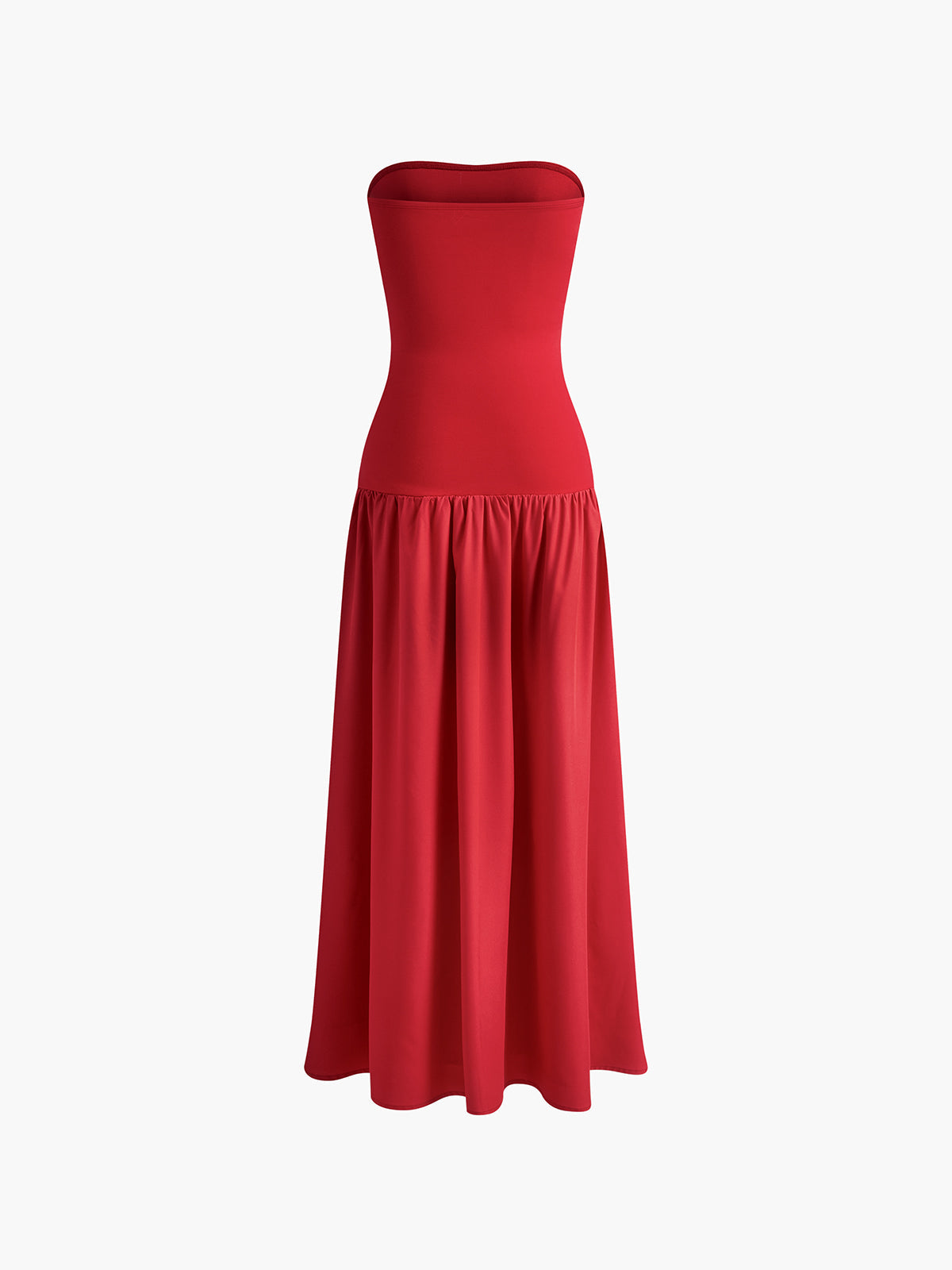 Clara | Kontrastfarbenes Tube Maxikleid