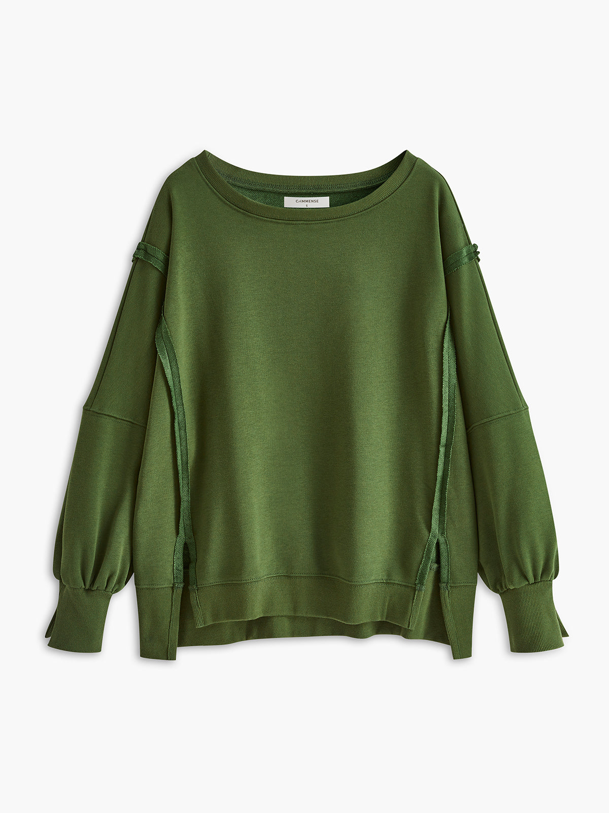 Max | Schlichtes Baumwoll-Split-Sweatshirt
