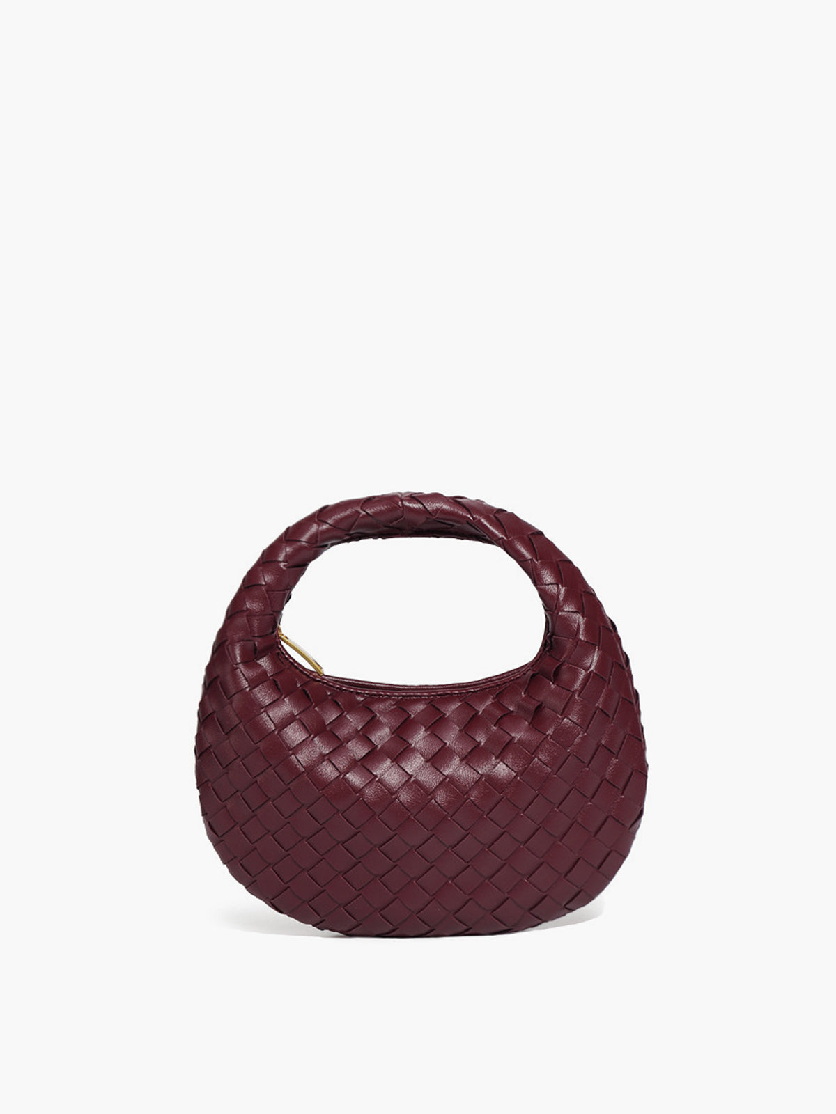 Lisa | Stilvolle, geflochtene Handtasche mit Reißverschluss