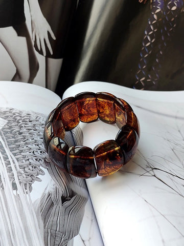 Marlene | Acrylarmband mit Marmor-Kristalltextur