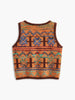 Boheme | Kuschelige Pullover-Weste mit V-Ausschnitt
