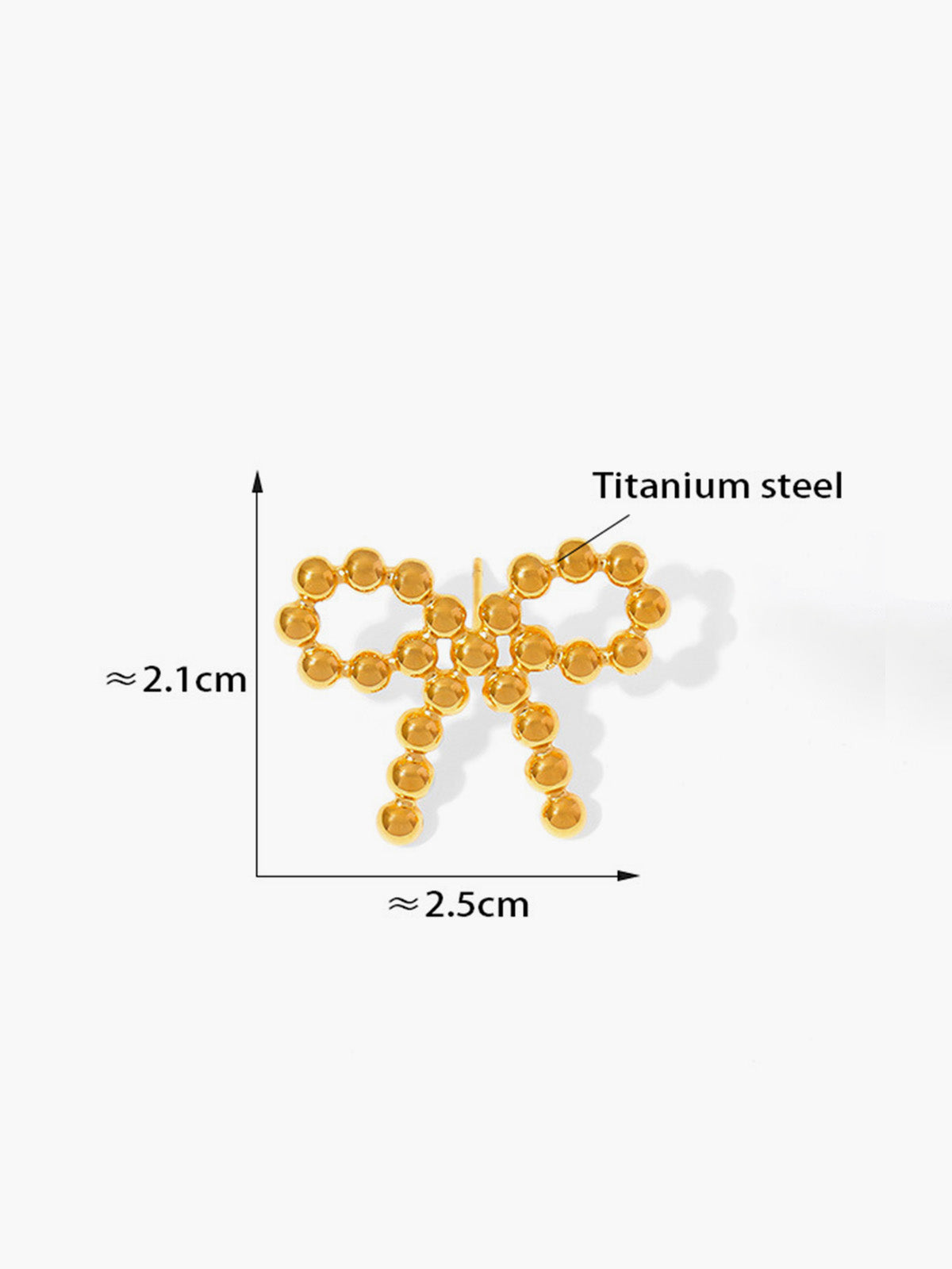 Clara | Elegante Perlenohrringe mit Schleife