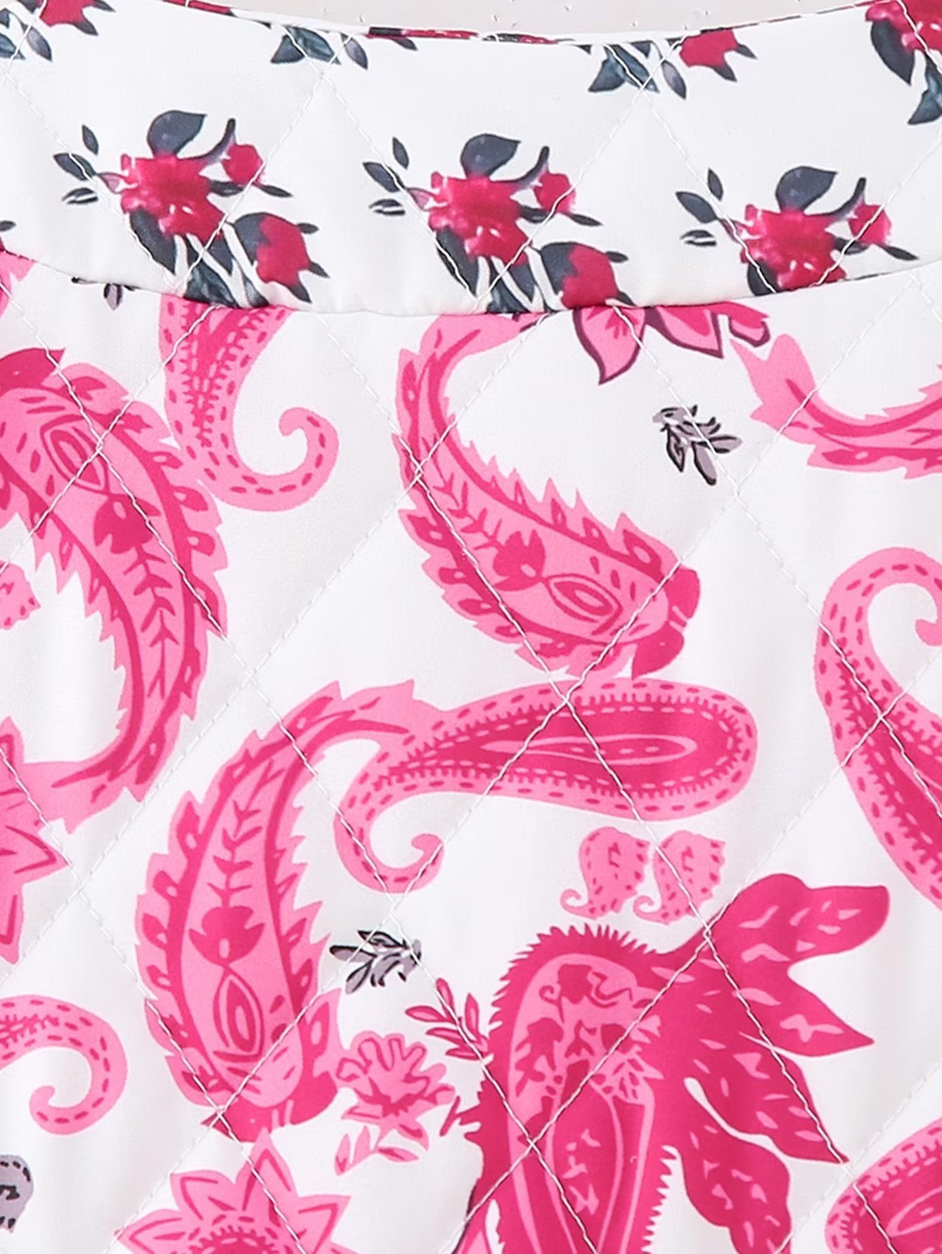 Romantischer Chic | Boheme Bedruckte Warme Weste