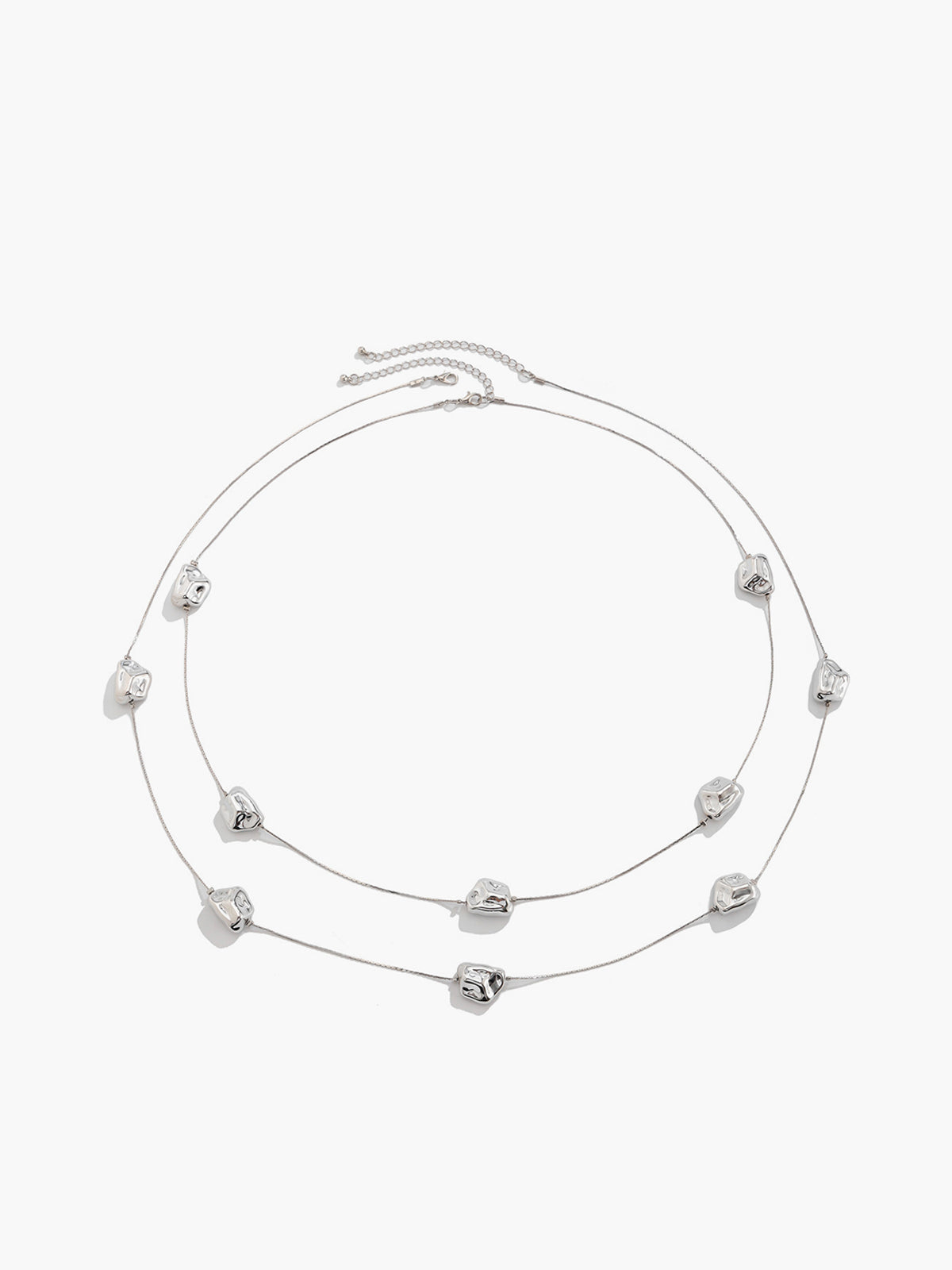 Emma | Unregelmäßige Steinkette mit doppelter Schichtung