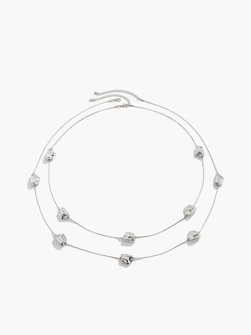 Emma | Unregelmäßige Steinkette mit doppelter Schichtung