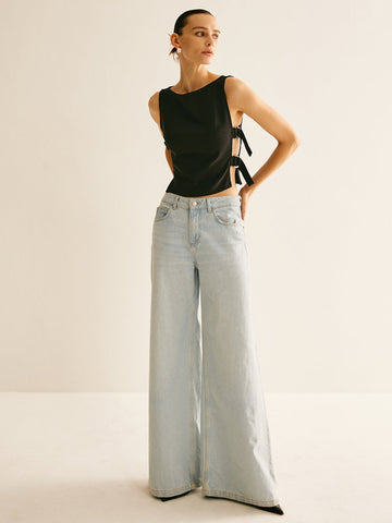 Leonie | Sexy Crop Top mit Seitenschnalle