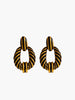 Anna | Vintage Croissant Twist Creolen
