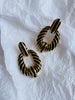 Anna | Vintage Croissant Twist Creolen