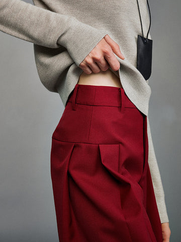 Pauls Weitenhosen | Plissierte Weitbein-Hosen