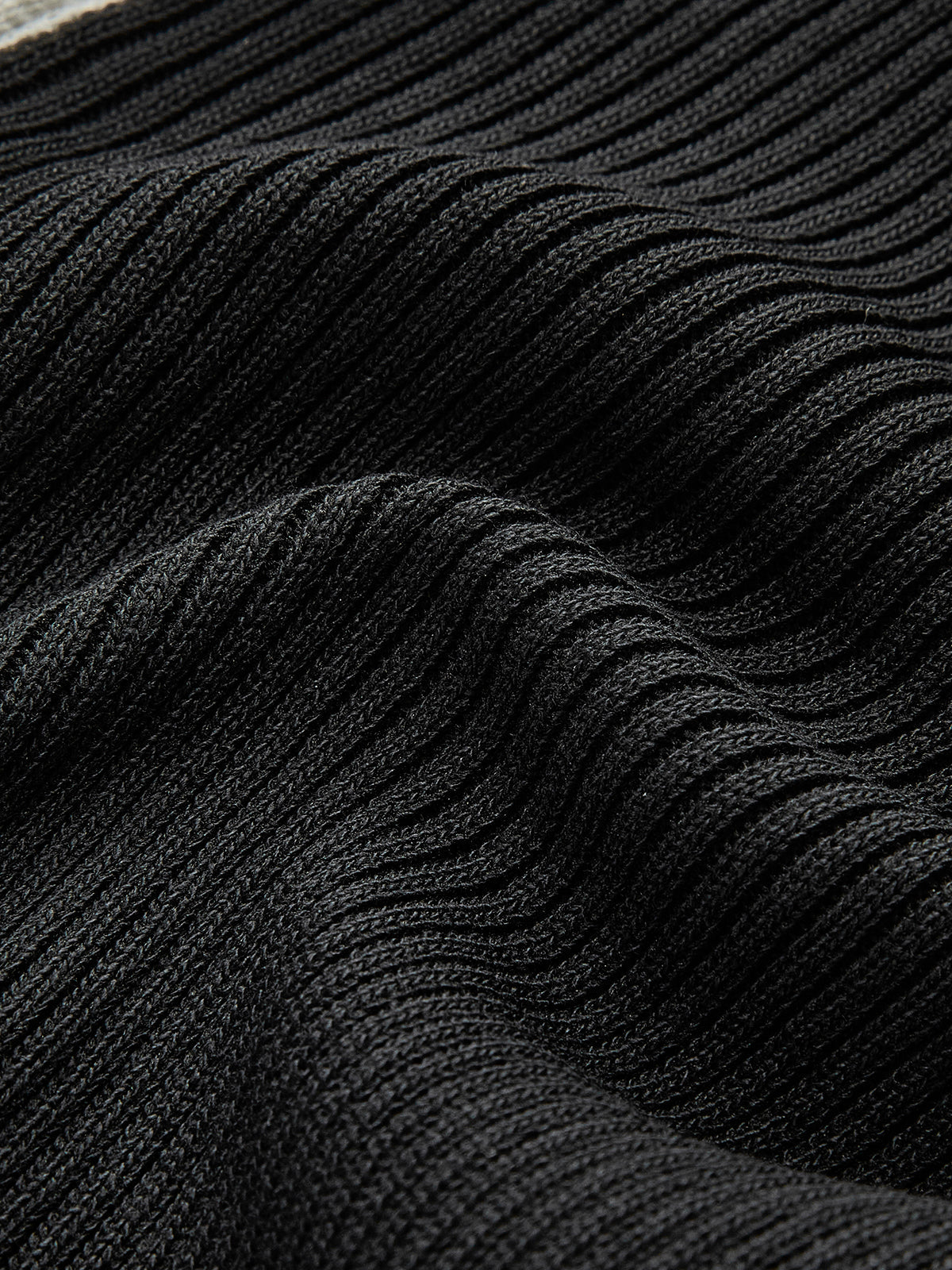 Felix | Kontrastbesatz Doppelreißverschluss Strickpullover