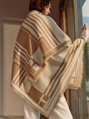 Emilia | Eleganter Fransen-Warm-Schal